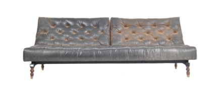HEALS OF LONDON 40 WINKS LEATHER SOFA SETTEE DAY BED