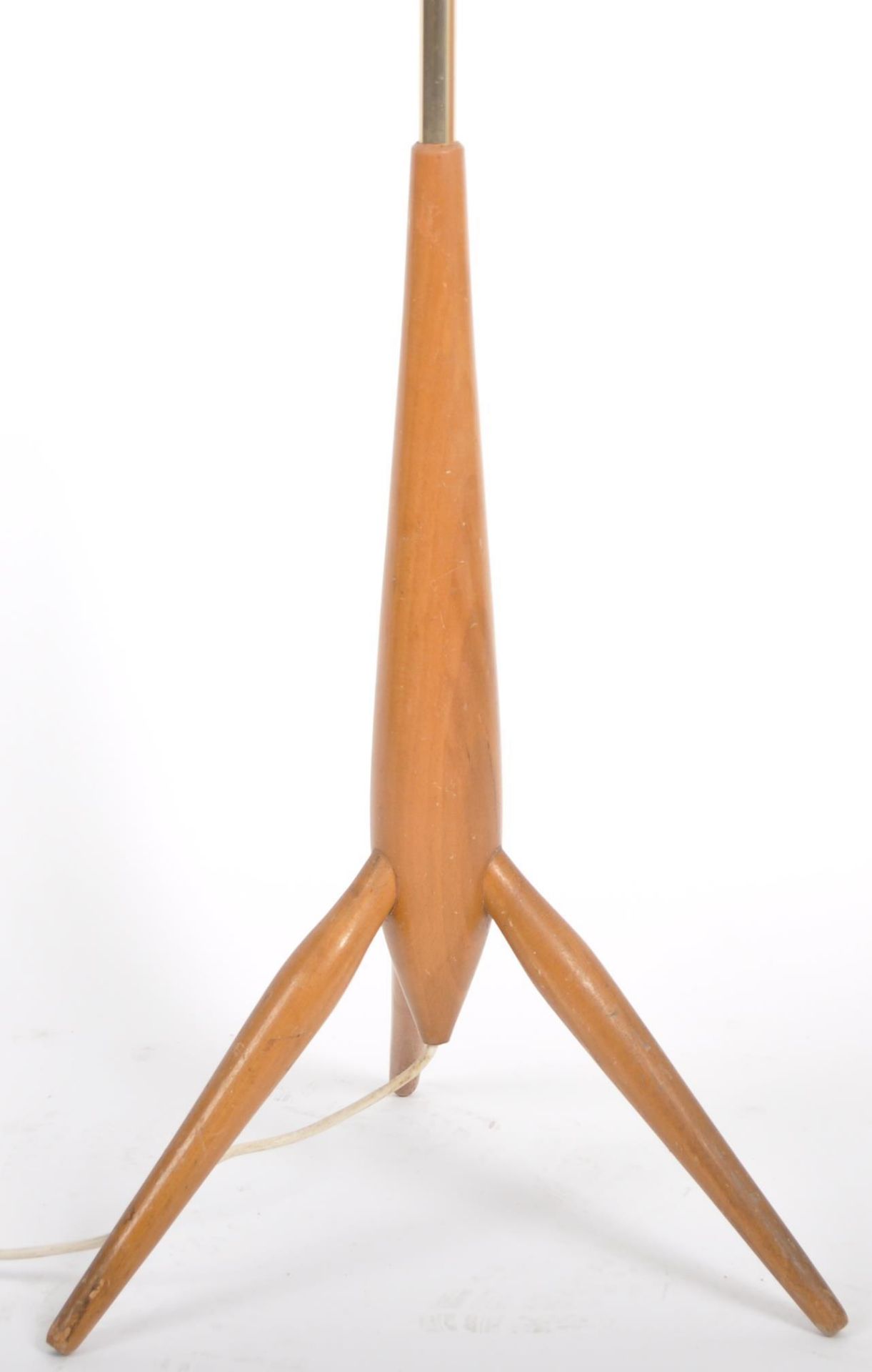 MID CENTURY SCANDINAVIAN TEAK STANDARD LAMP - Image 2 of 6