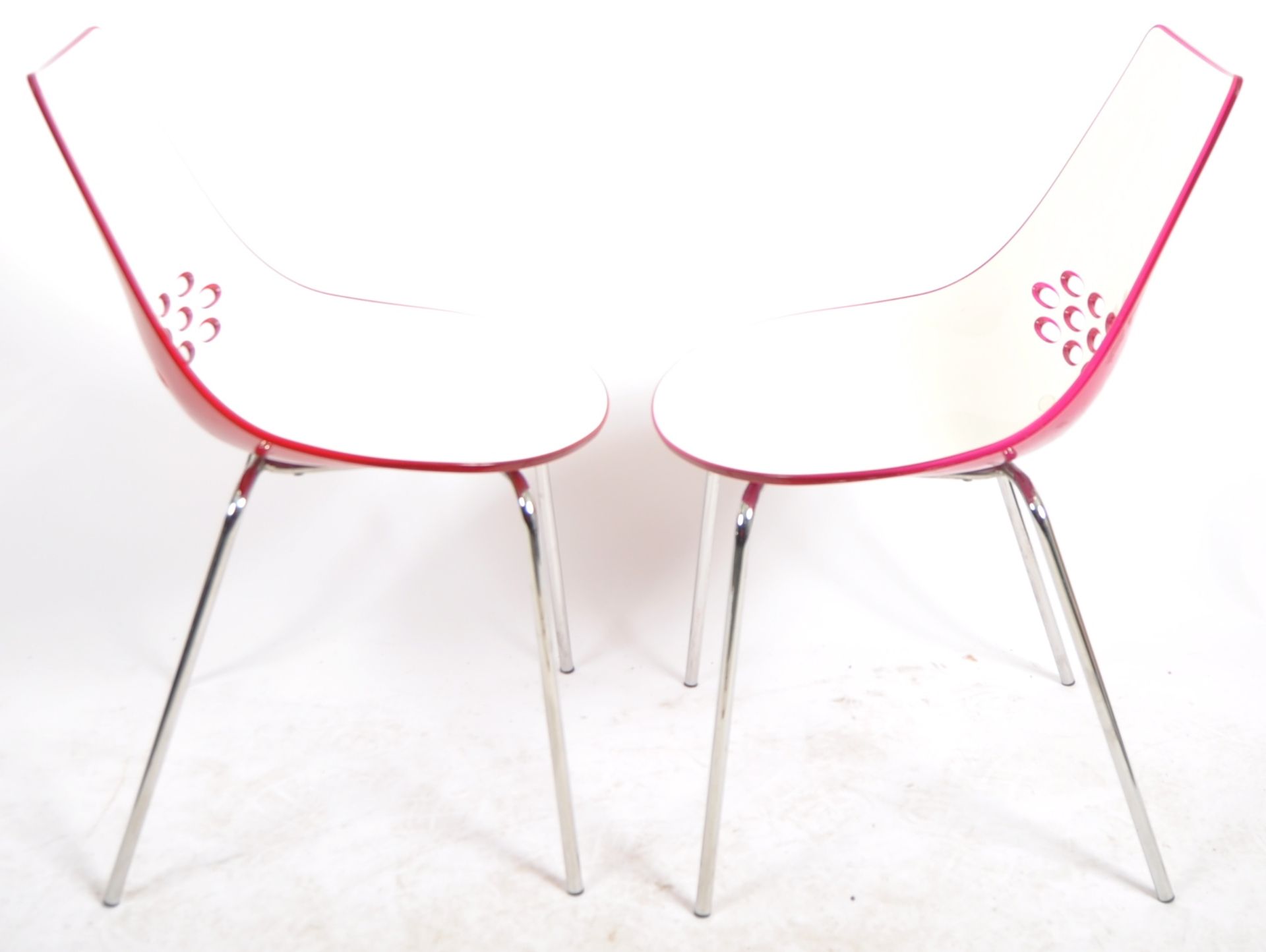 CALLIGARIS - MATCHING SET OF FOUR JAM DINING CHAIRS - Image 5 of 6