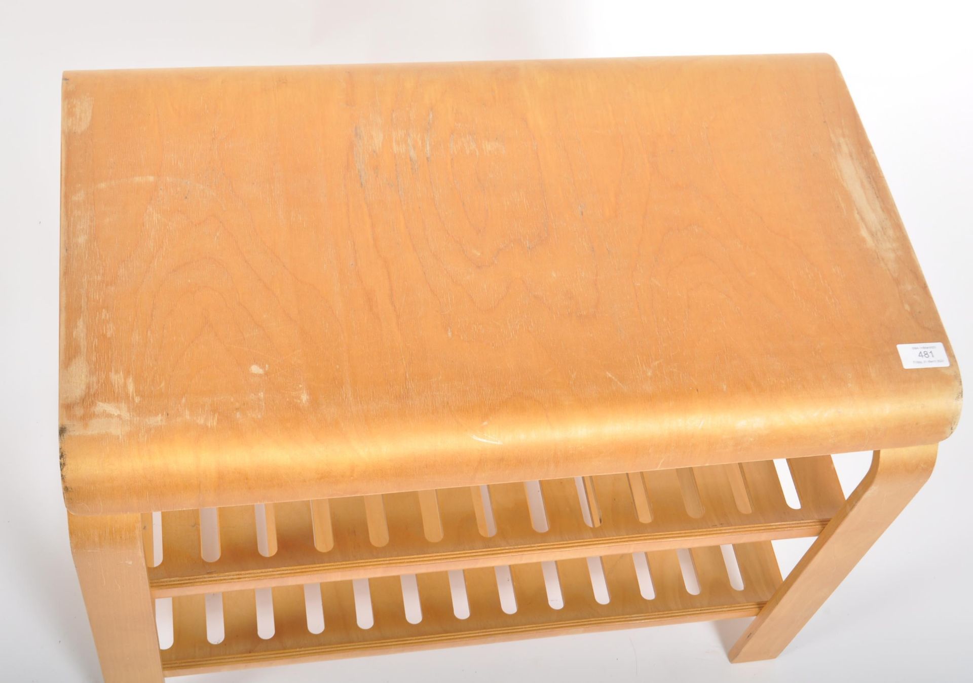 LATE 20TH CENTURY 1990s BENTWOOD COFFEE TABLE / SIDE TABLE - Image 3 of 5