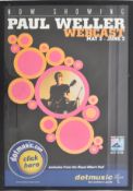CONTEMPORARY POINT OF SALE PAUL WELLER MUSIC POSTER