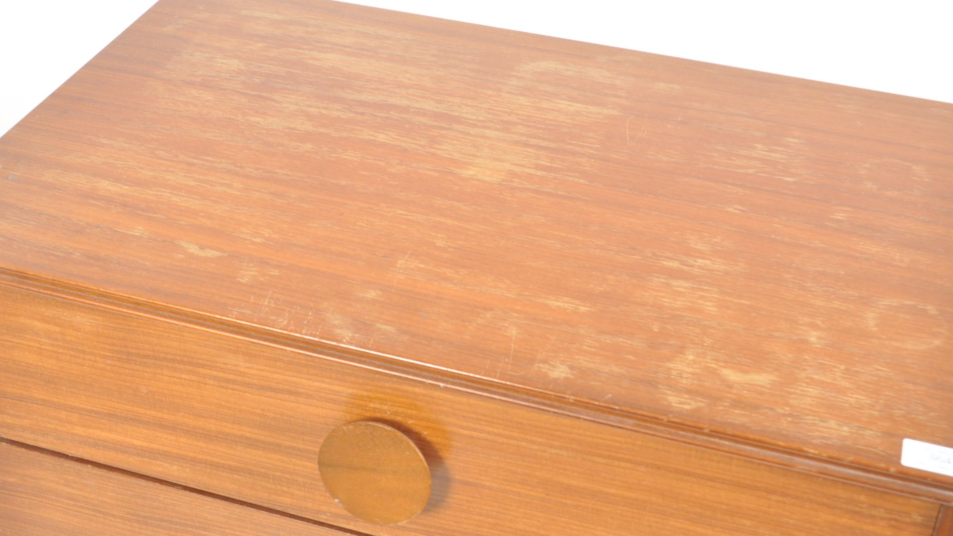 BRITISH MODERN DESIGN - 1970s RETRO TEAK PEDESTAL CHEST - Image 2 of 5