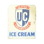 ULSTER CREAMERIES ICE CREAMS - RETRO ADVERTISING SHOP SIGN
