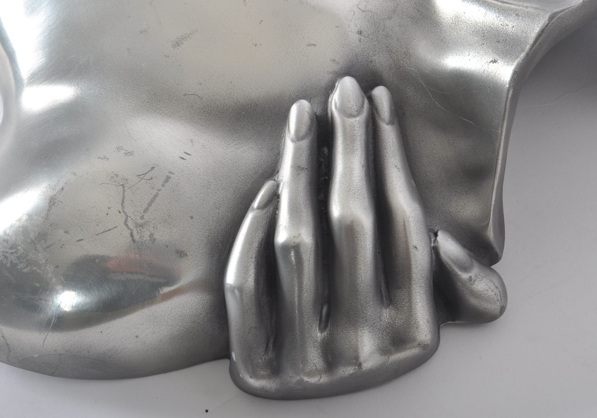 COMPULSION GALLERY - PEWTER TORSO WITH NOTATION - Image 6 of 10