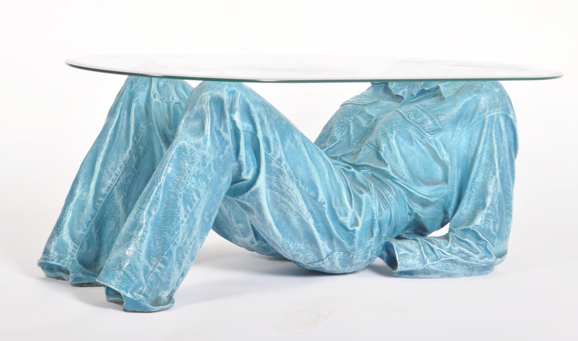 CONTEMPORARY DESIGNER RECLINING BODY COFFEE TABLE - Image 2 of 3