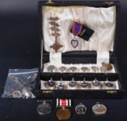 WWI FIRST WORLD WAR - MEDALS & EFFECTS OF NAVAL SAILOR
