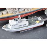 COLLECTION OF ASSORTED SCRATCH BUILT MILITARY MODEL BOATS