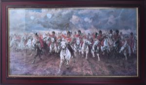 COLLECTION OF FRAMED PRINTS OF NAPOLEONIC WAR INTEREST
