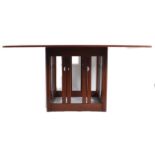 CHARLES RENNIE MACKINTOSH - ARTS AND CRAFTS TEAK DINING TABLE