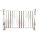 EARLY 20TH CENTURY BRONZE BANK TELLER WINDOW GRILL / GATE