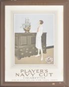 PLAYER'S NAVY CUT CIGARETTES - VINTAGE ADVERTISING PRINT