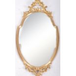 VINTAGE HOLLYWOOD REGENCY GILT FRAMED PIER MIRROR