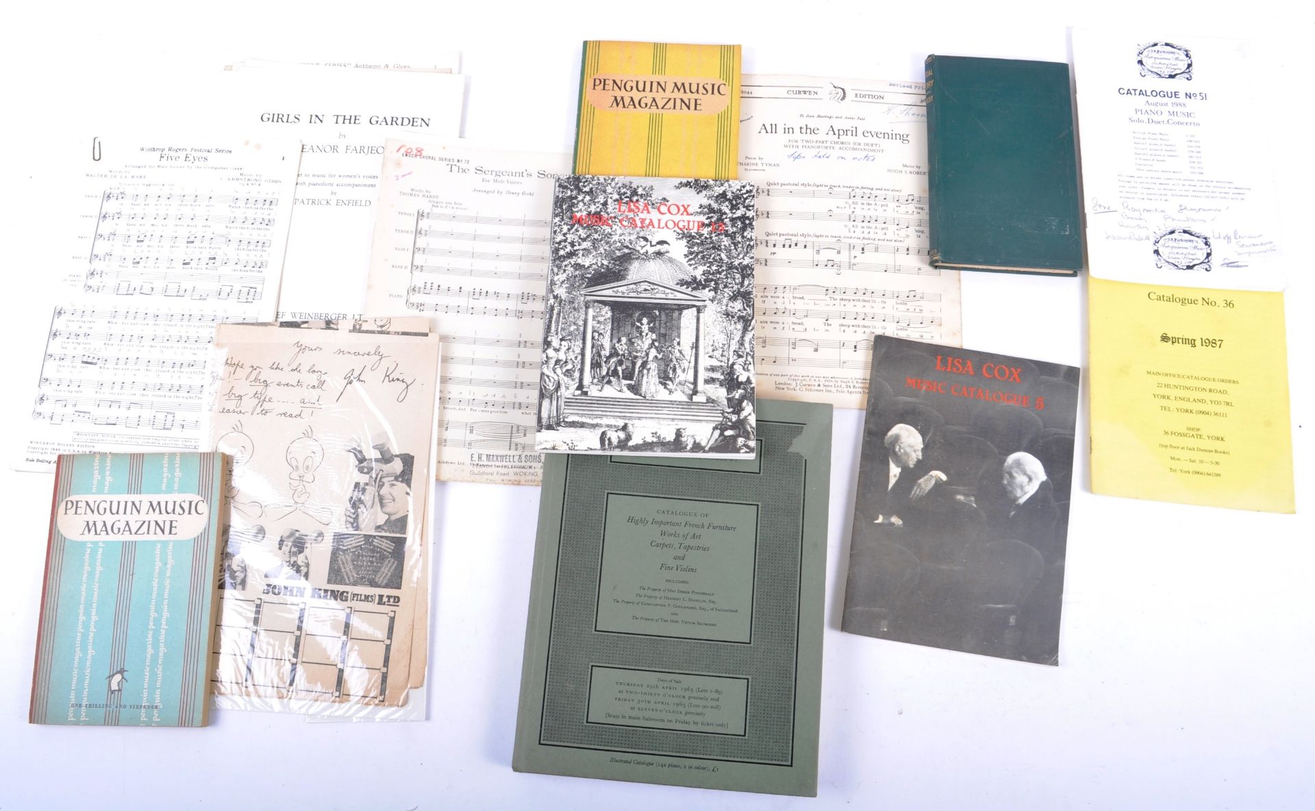 COLLECTION OF VINTAGE AUCTION CATALOGUES