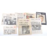 COLLECTION OF VINTAGE NEWSPAPERS