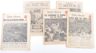 COLLECTION OF 1930S VINTAGE NEWSPAPERS