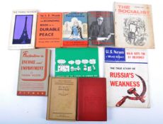 MIXED COLLECTION OF POLICTICAL BOOKS