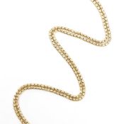 VINTAGE 9CT GOLD FANCY LINK CHAIN NECKLACE