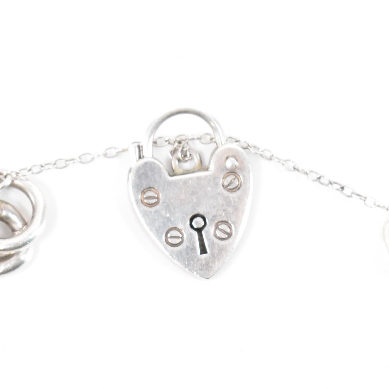 TWO HALLMARKED SILVER CHAIN BRACELETS - Image 3 of 4