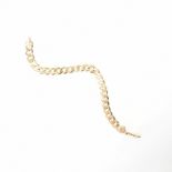 HALLMARKED 9CT GOLD CURB LINK CHAIN BRACELET