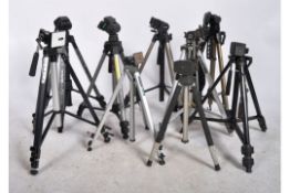 MIXED COLLECTION OF TRIPODS