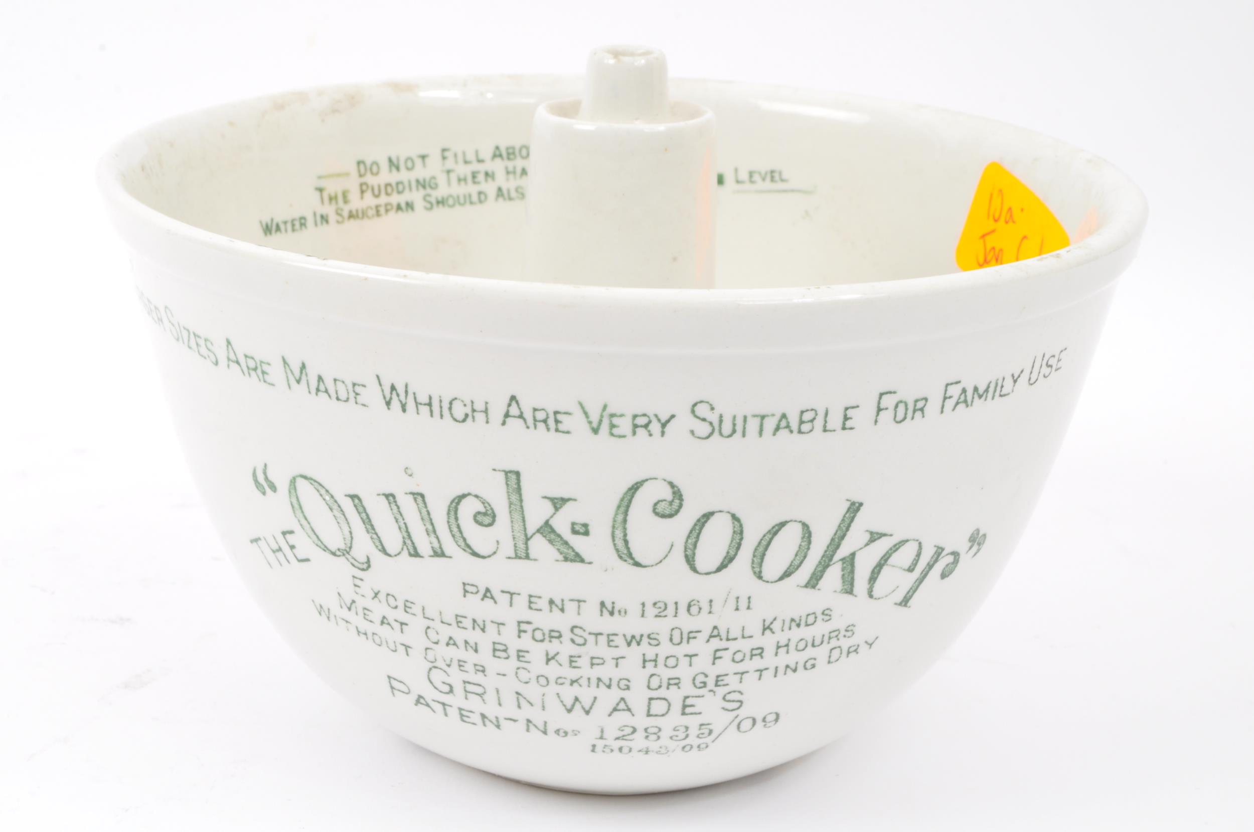 GRIMWADES THE QUICKER COOKER POTTERY COOKING BOWL