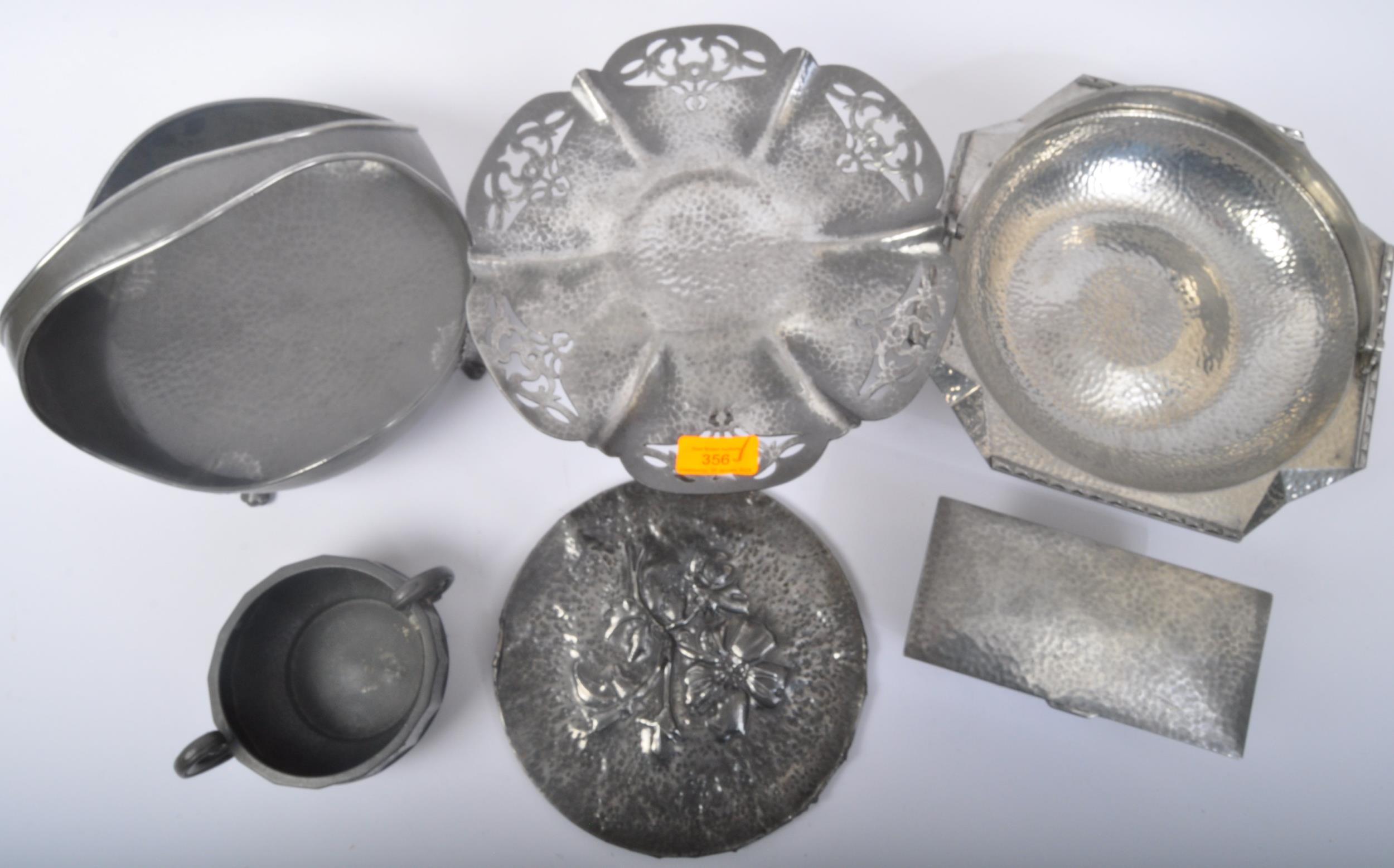 COLLECTION OF 19TH CENTURY & LATER PEWTER - Image 2 of 5