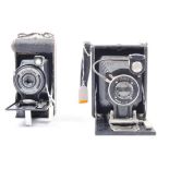 TWO FOLDING VINTAGE CAMERAS