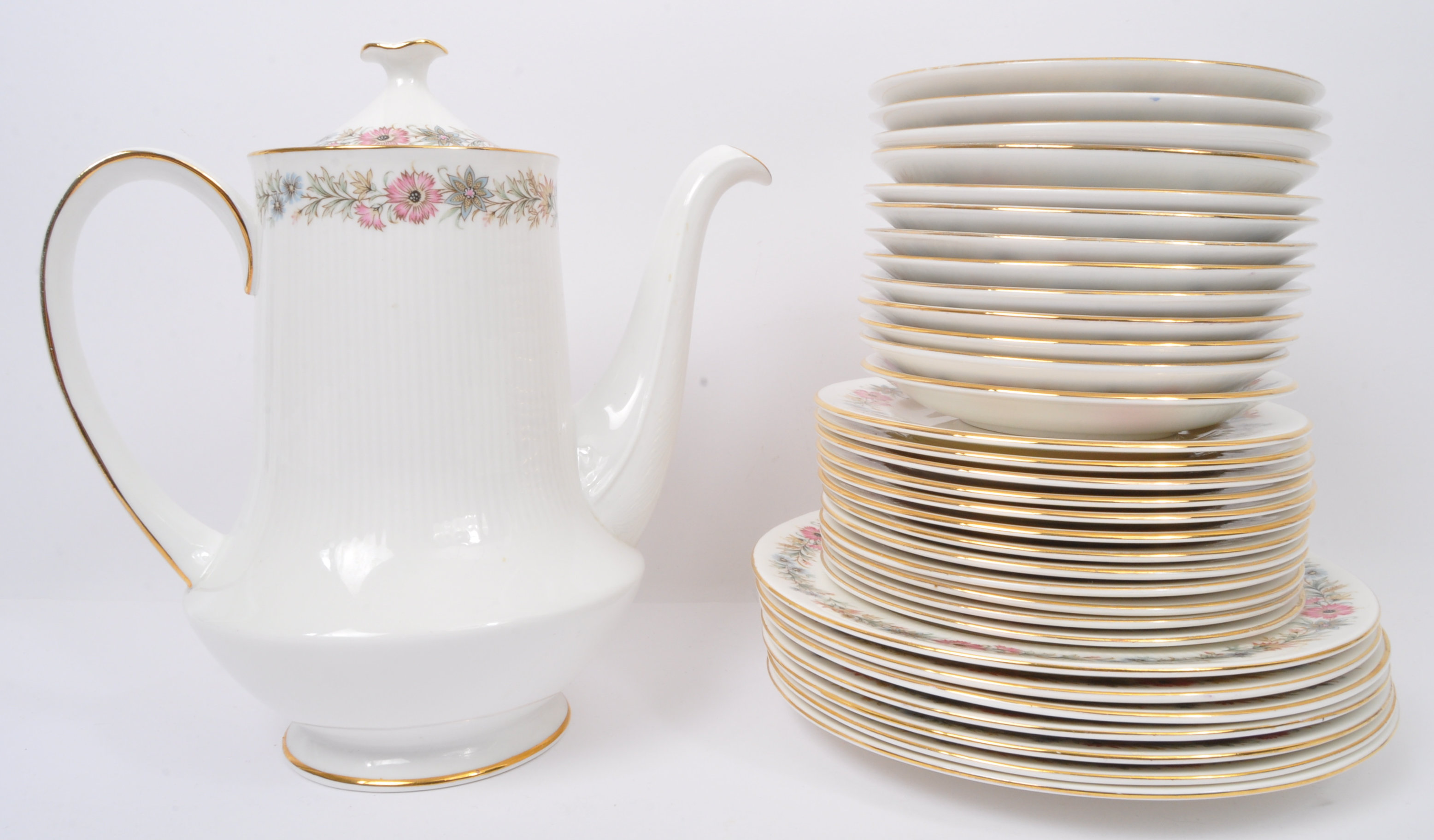 CONTEMPORARY ROYAL ALBERT PARAGON 'BELINDA' CHINA COFFEE SET - Image 5 of 6