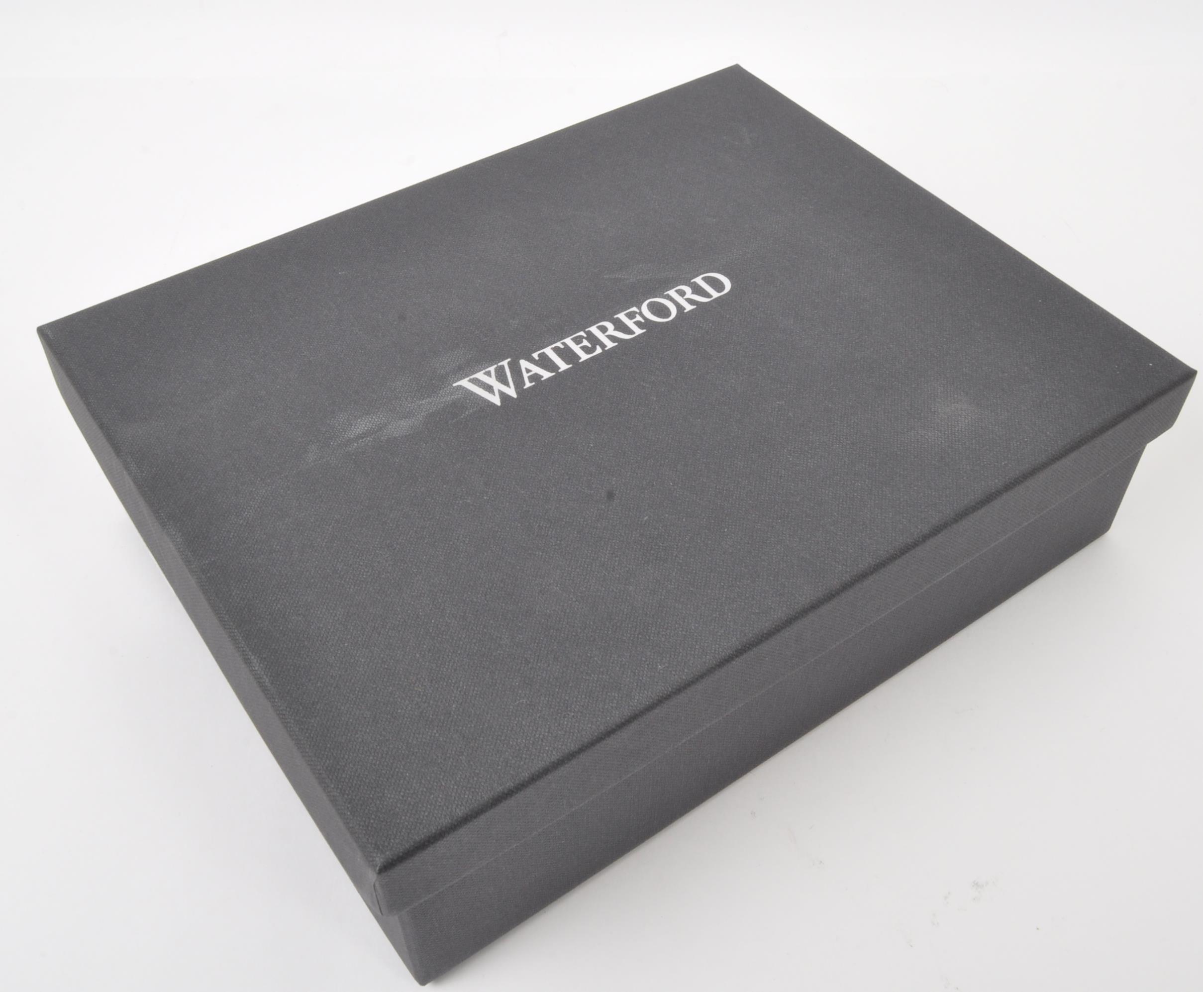 WATERFORD CRYSTAL GLASS NOS MANTEL CLOCK - Image 3 of 6