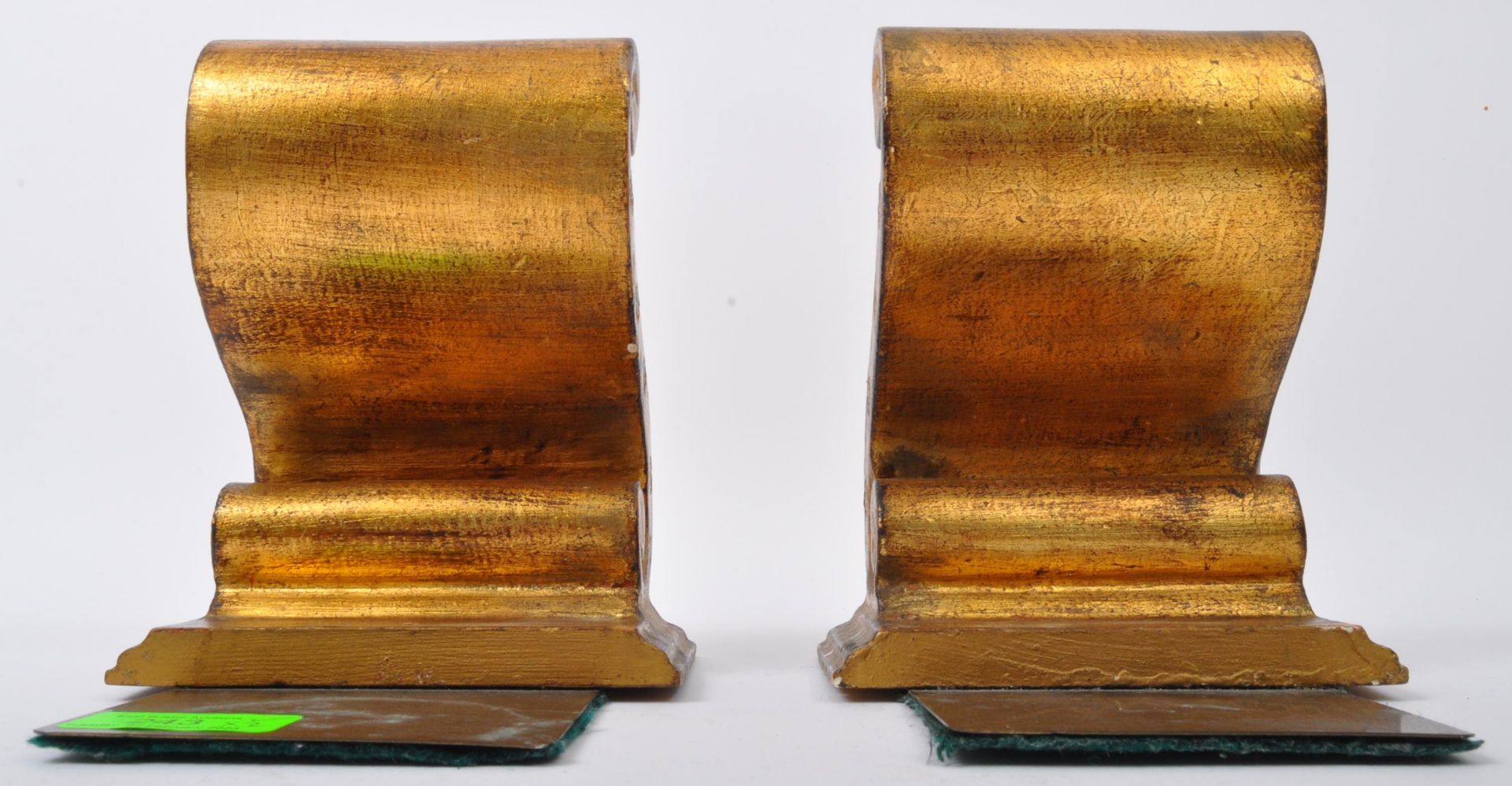 PAIR OF VINTAGE ITALIAN GILDED BOOKDENDS - Image 5 of 5