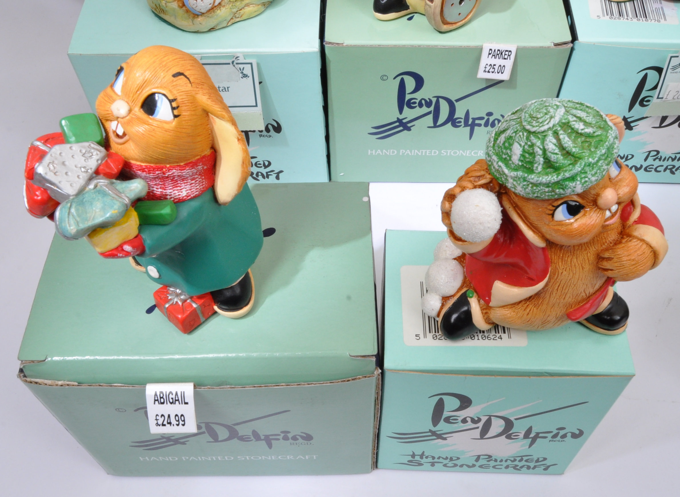 COLLECTION OF NOS BOXED PENDELFIN BUNNY RABBIT FIGURES - Image 4 of 5