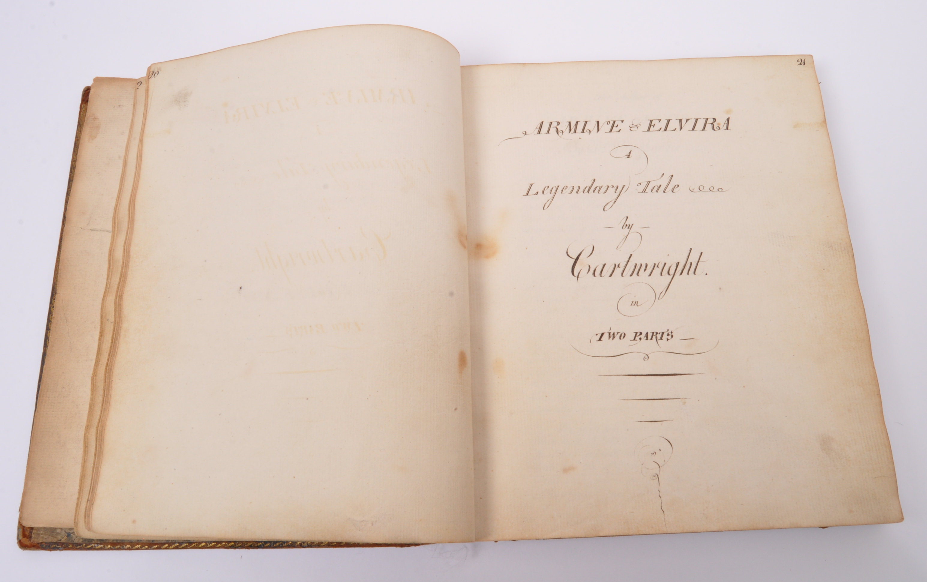 1794 - A COLLECTION OF POEMS - HANDWRITTEN MANUSCRIPT BOOK - Image 6 of 13