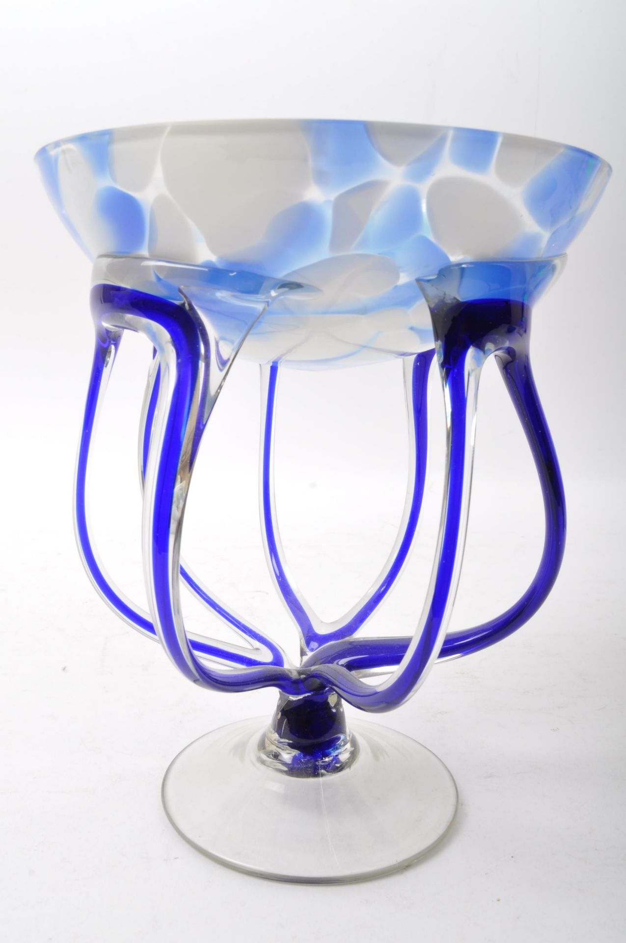 COLLECTION MID CENTURY GLASS - VASE - BOWL - TAZZA - Image 3 of 5