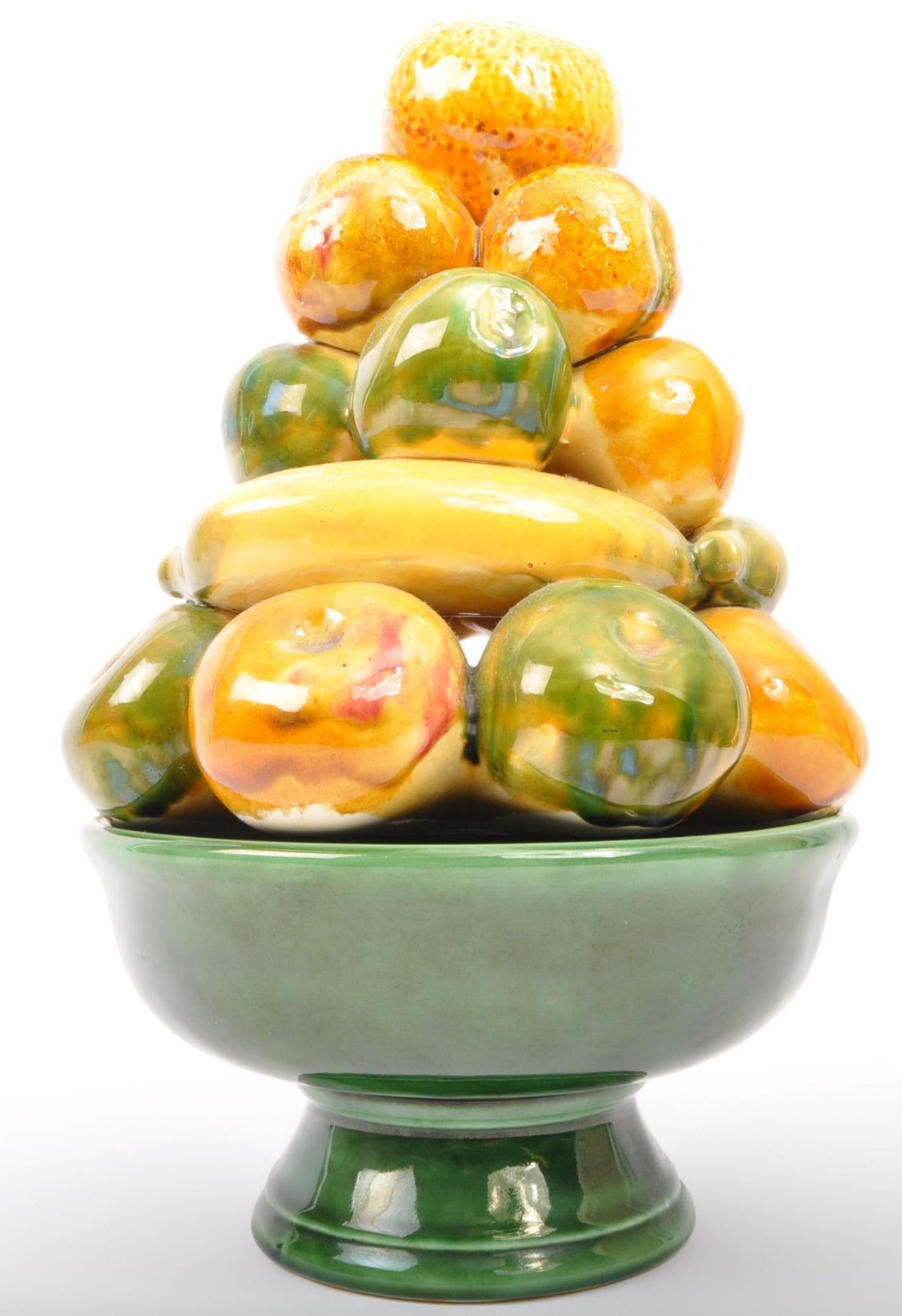 VINTAGE PORTUGUESE POTTERY DECORATIVE FRUIT BOWL CENTREPIECE - Image 5 of 5