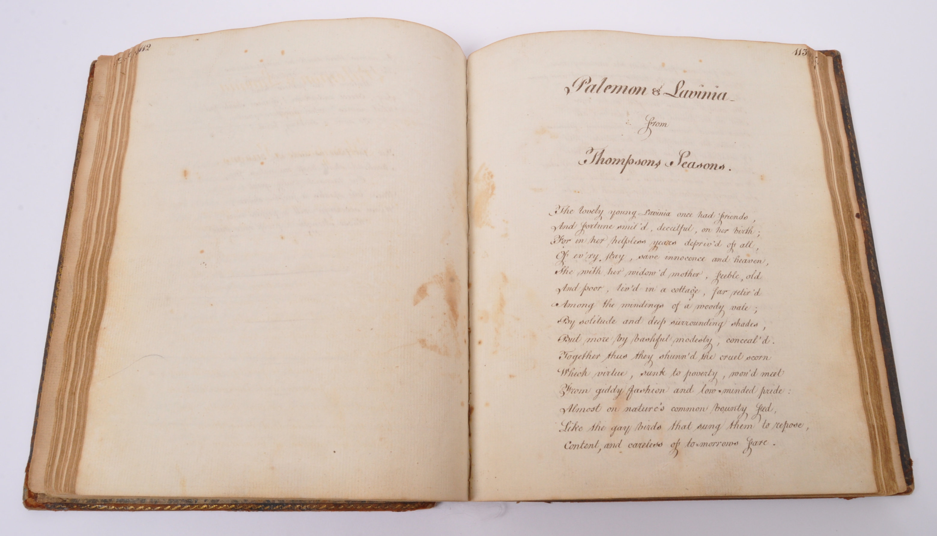1794 - A COLLECTION OF POEMS - HANDWRITTEN MANUSCRIPT BOOK - Image 9 of 13