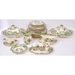 1930S MASONS IRONSTONE 'CHARTREUSE' PATTERN DINNER SERVICE