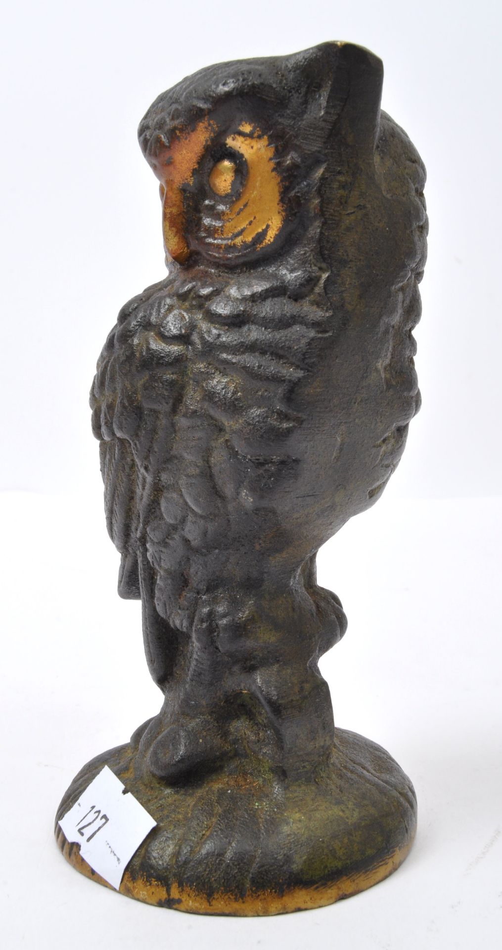 BRONZE OWL - VINTAGE 20TH CENTURY STATUE FIGURE - Image 2 of 5