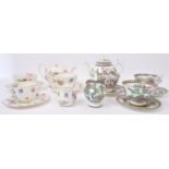 TWO MID 20TH CENTURY COALPORT & HAMMERSLEY CHINA TEA SERVICES