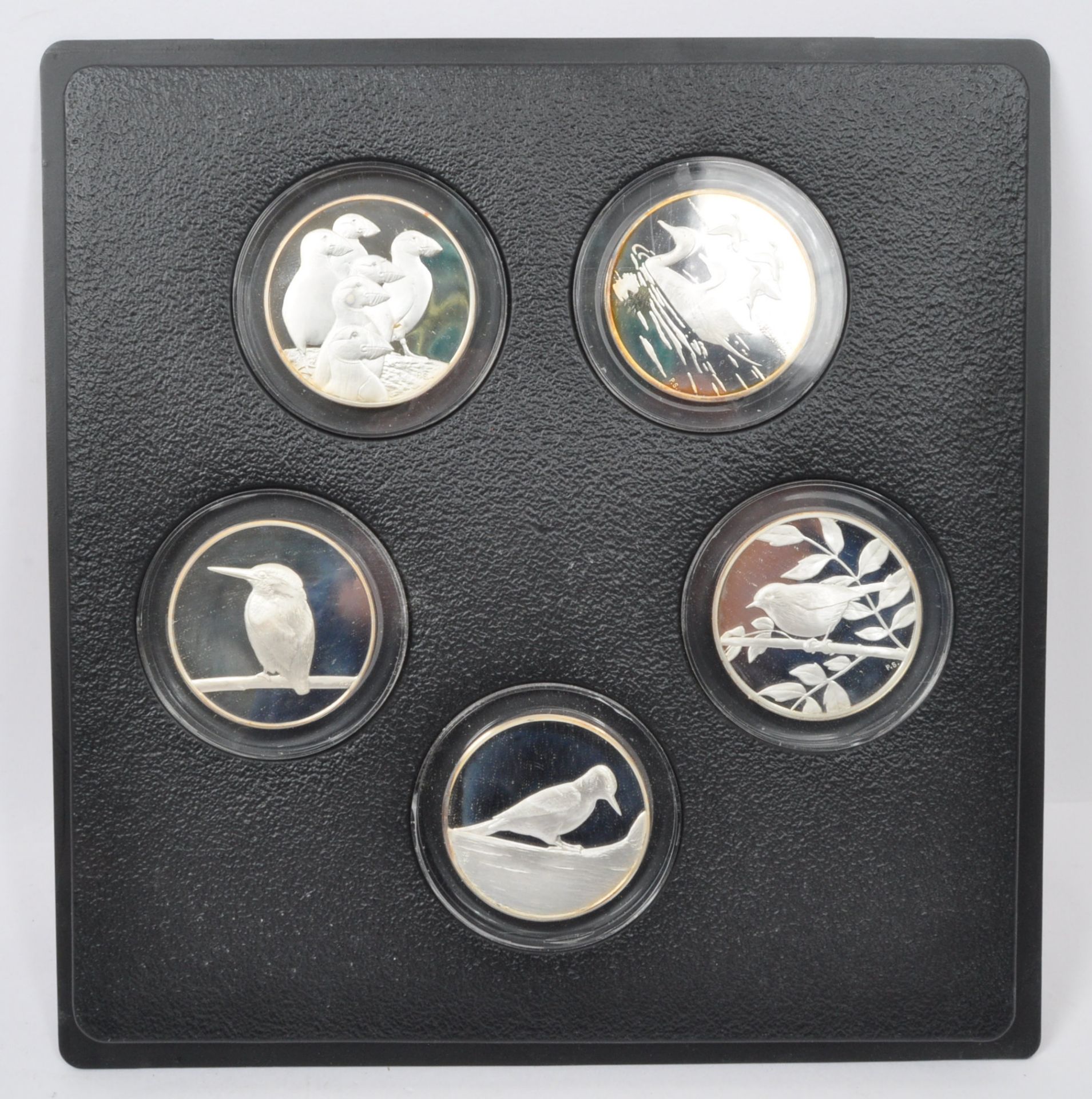 PETER SCOTT - BRITISH BIRDS - FINE SILVER COIN COMPLETE COLLECTION - Bild 3 aus 5