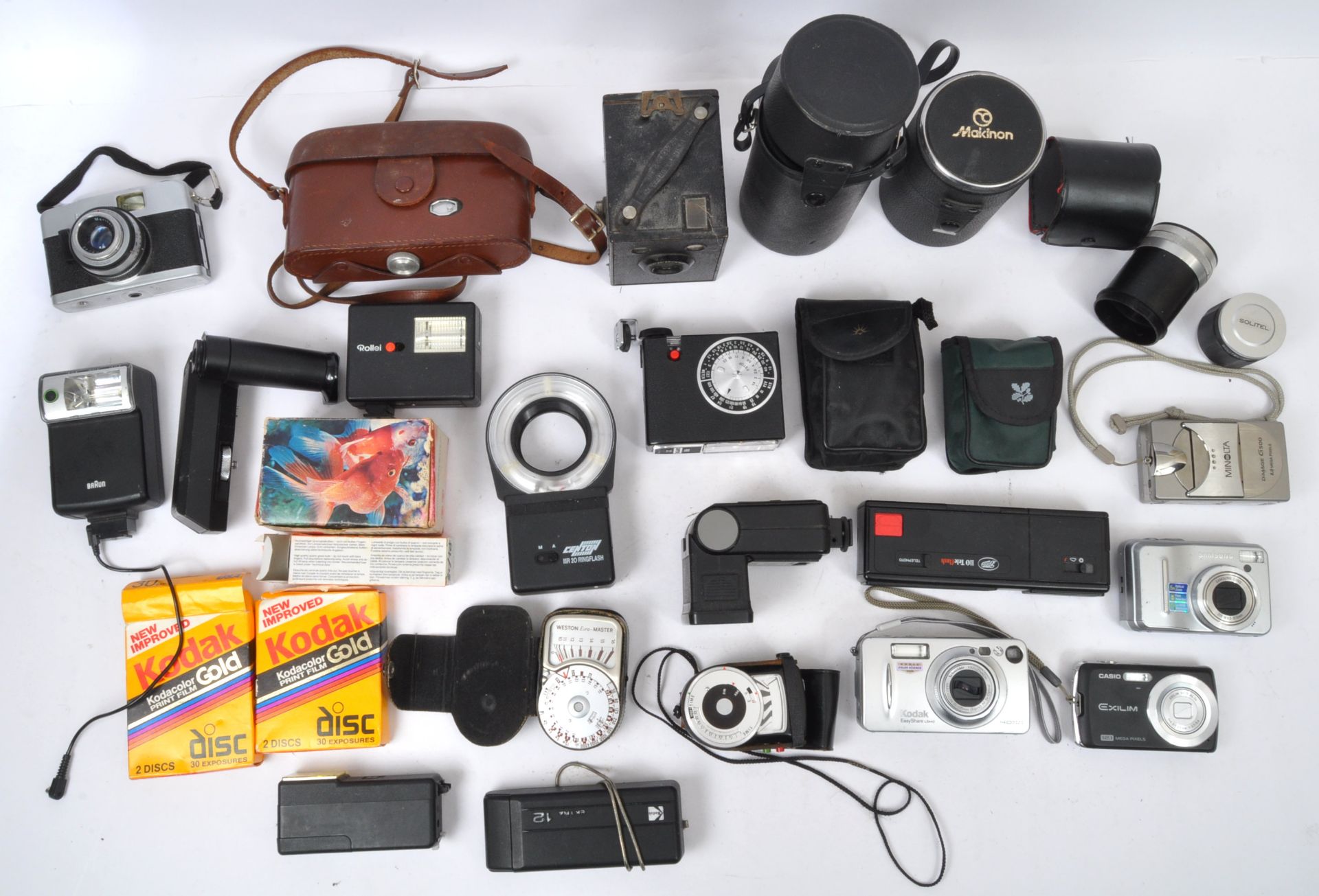 LARGE COLLECTION OF CAMERAS & PHOTOGRAPHIC EQUIPMENT - Image 2 of 5