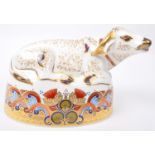 ROYAL CROWN DERBY WATER BUFFALO NOS FIGURINE