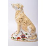 ROYAL CROWN DERBY LABRADOR BONE CHINA PAPERWEIGHT