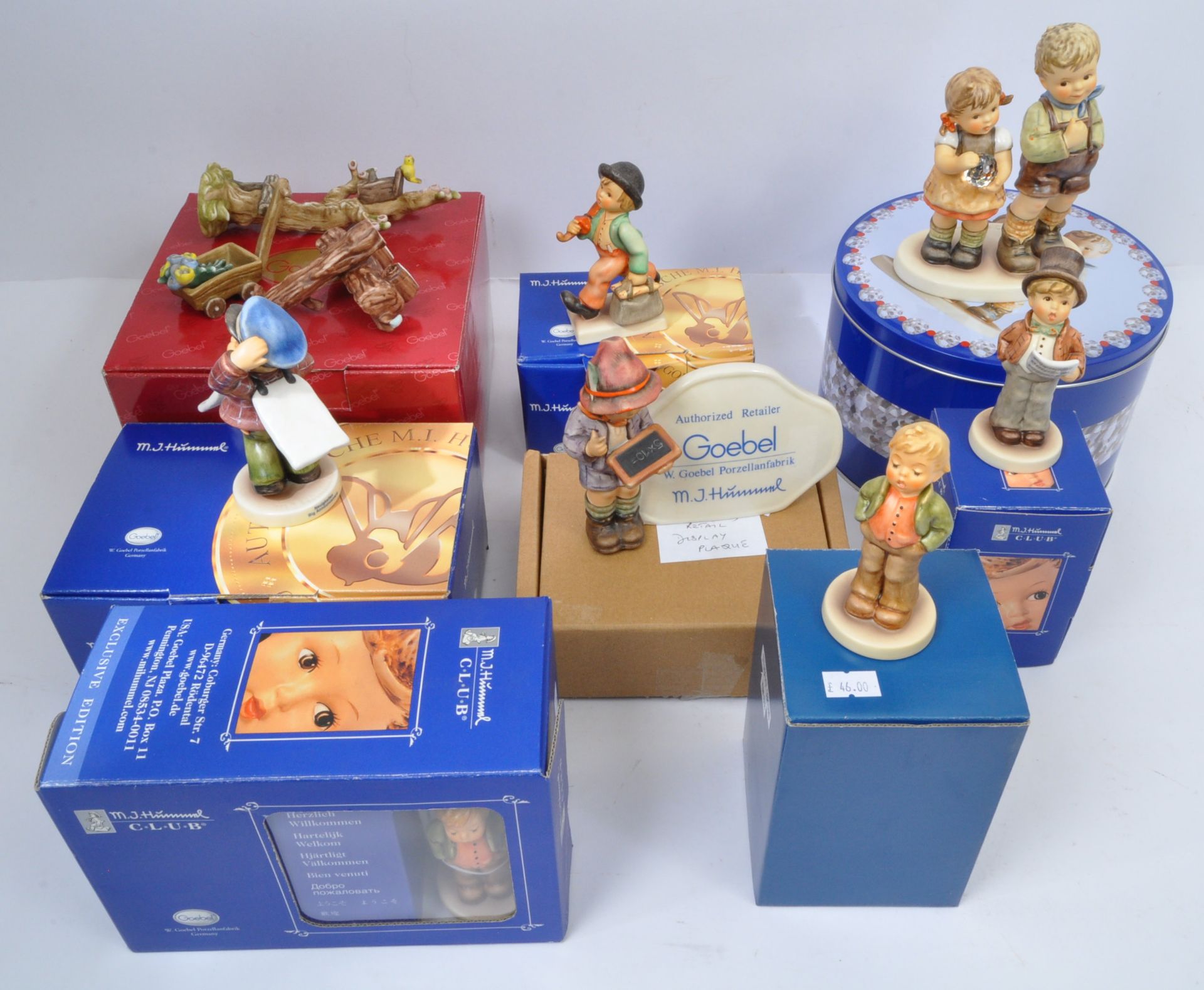 COLLECTION OF HUMMEL GOEBEL NOS FIGURINES