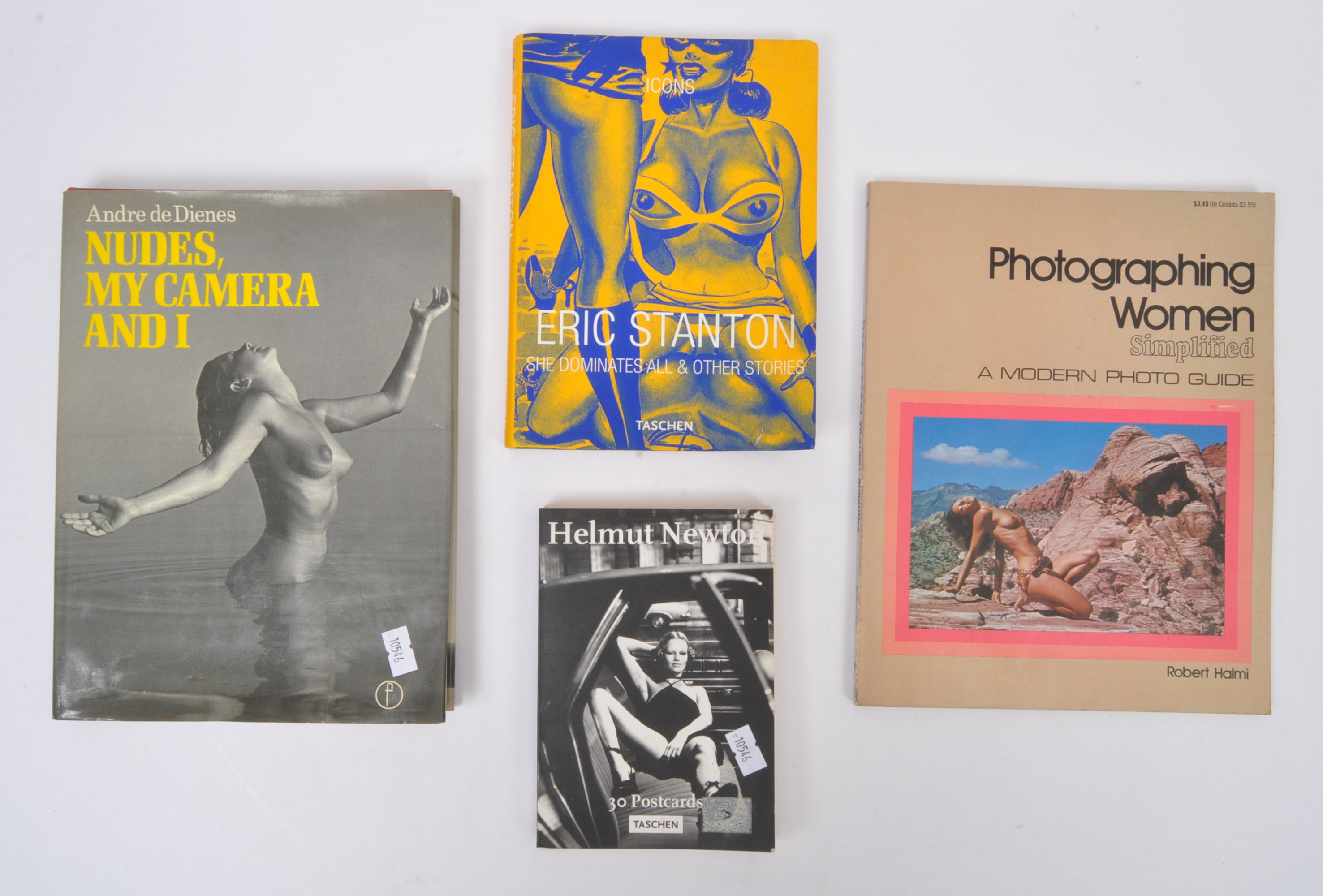 COLLECTION OF EROTIC NUDE STORY BOOKS / POSTCARS