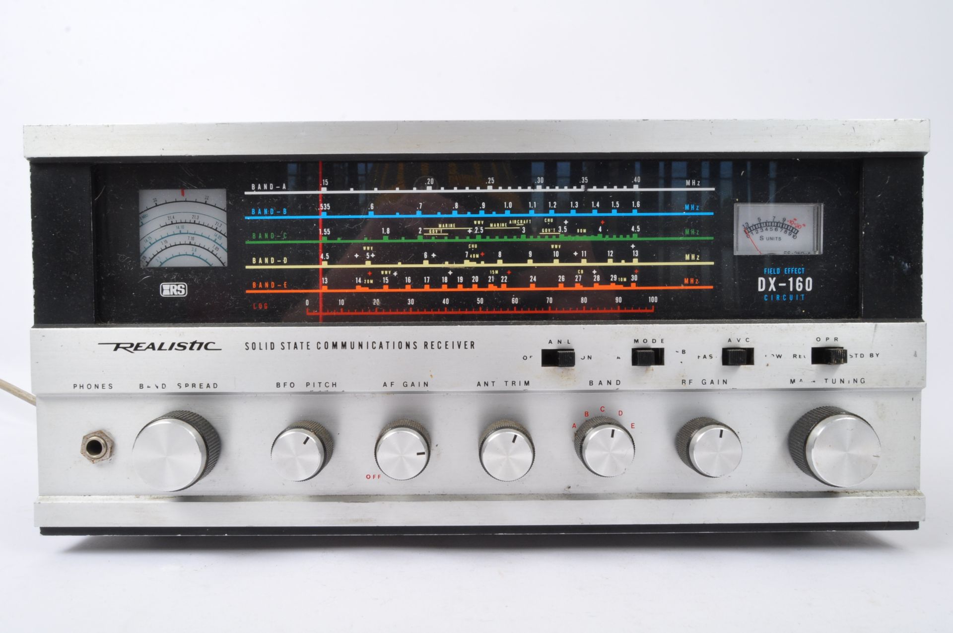 VINTAGE REALISTIC DX-160 COMMUNICATIONS RECEIVER - Image 3 of 5