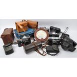 COLLECTION OF 20TH CENTURY CAMERAS & LENSES