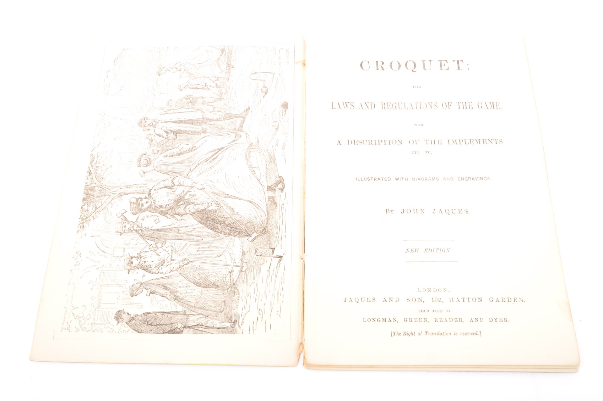 CROQUET - JOHN JAQUES OF LONDON - NEW EDITION - Image 4 of 5