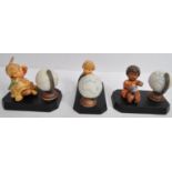 THREE NOS BOXED HUMMEL GOEBEL WONDERER FIGURINES