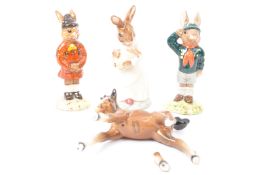 COLLECTION OF FOUR FIGURES - DOULTON BUNNYKINS & BESWICK