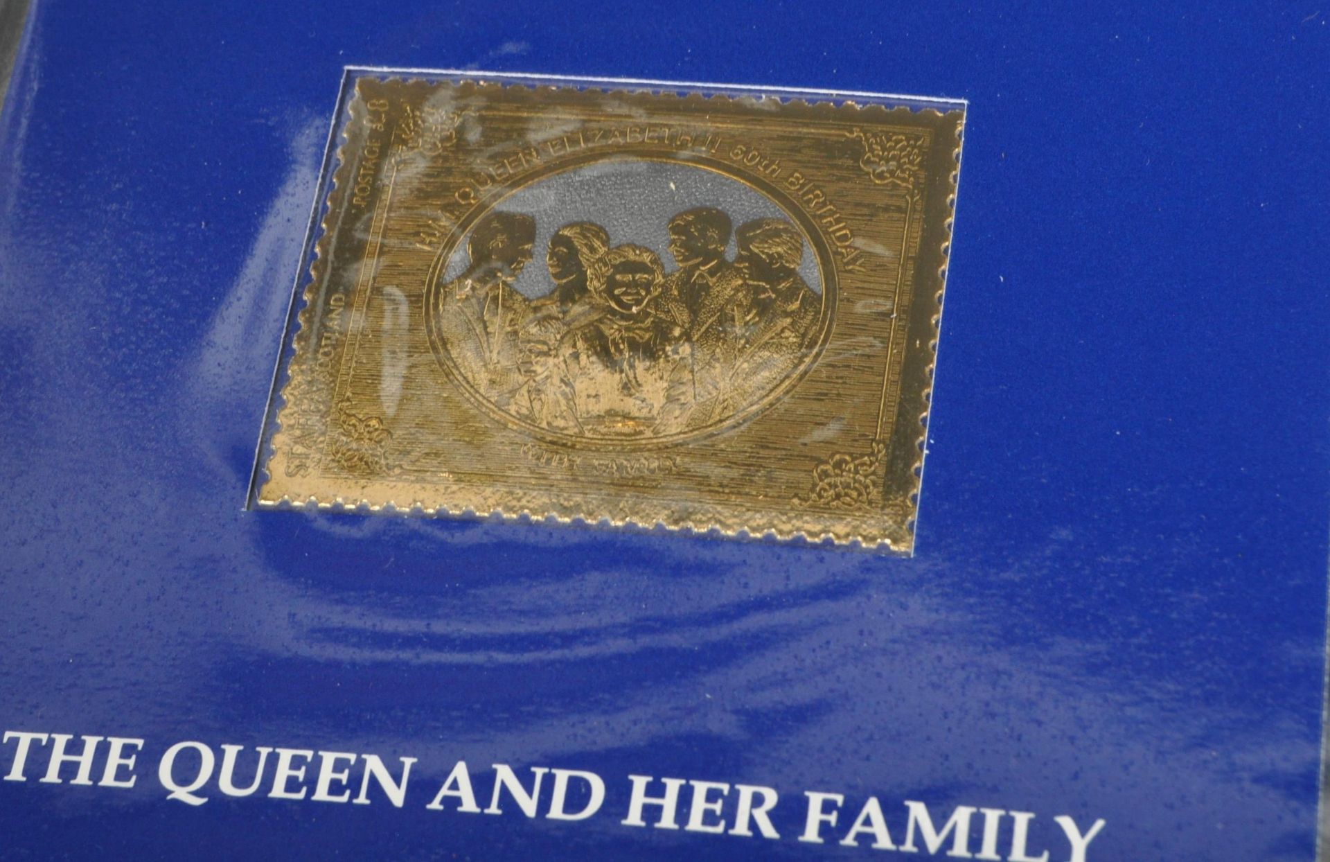 FIVE LIMITED EDITION 23CT GOLD STAMPS OF H.M. QUEEN ELIZABETH II - Image 6 of 6